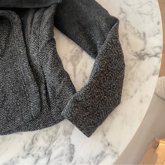 NEW Wool Chanel-like Pea Coat Faux Fur - Picture 13 of 16